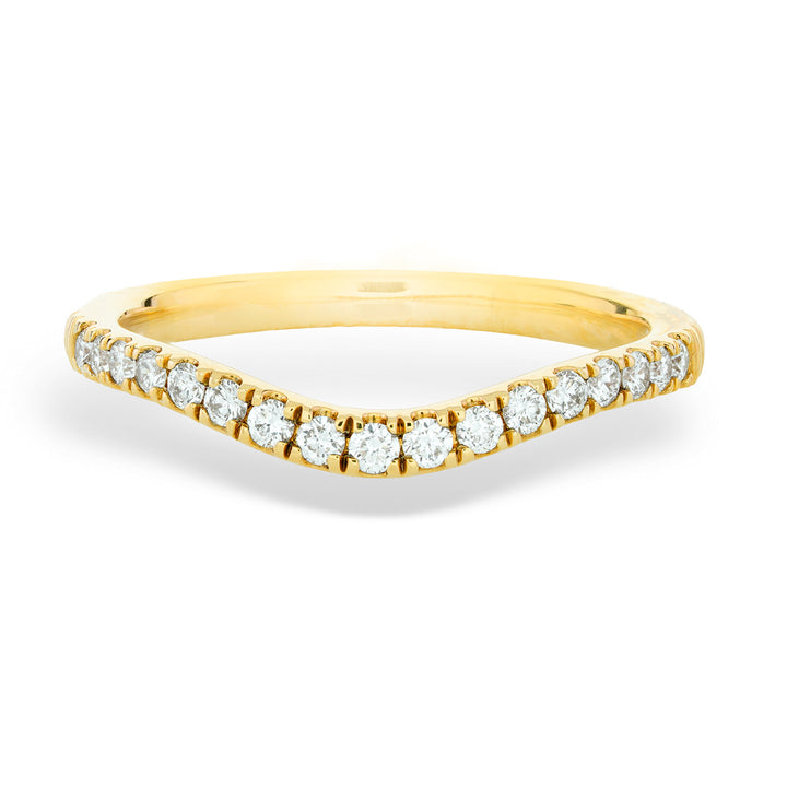 0.25tdw Diamond Curved Band