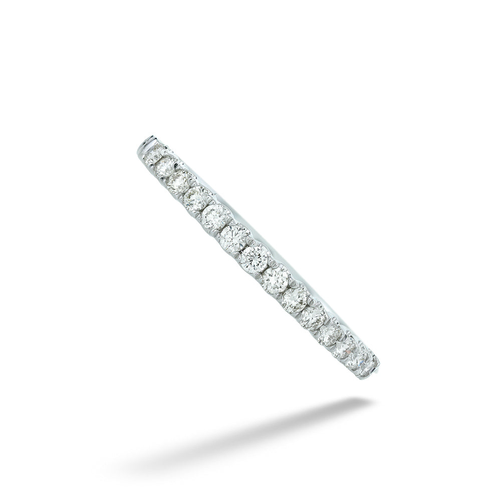 0.25tdw Natural Diamond 14K White Gold Band
