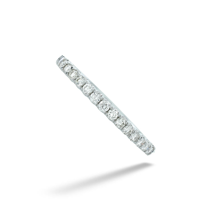 0.25tdw Natural Diamond 14K White Gold Band