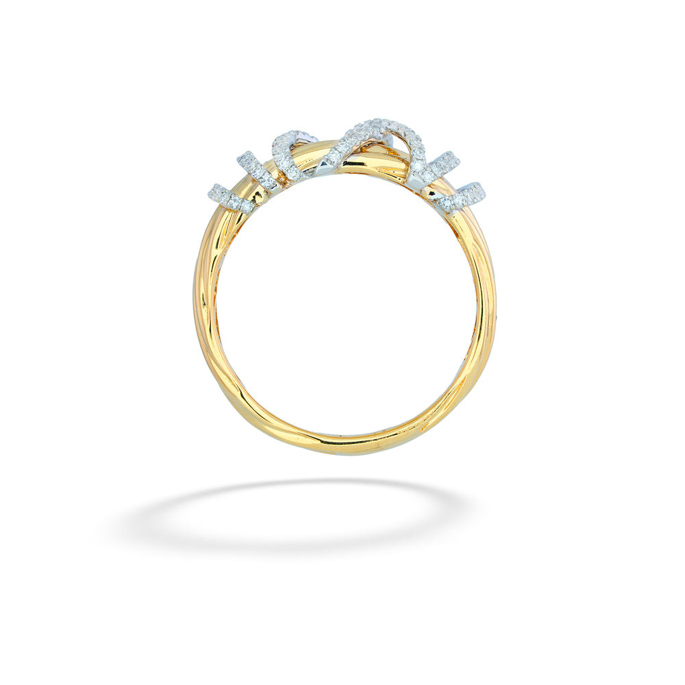 Diamond Wrapped Ring by Shy Creation