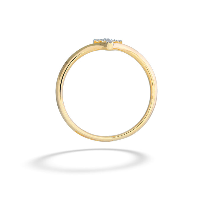 Diamond Cross Ring by Shy Creation 