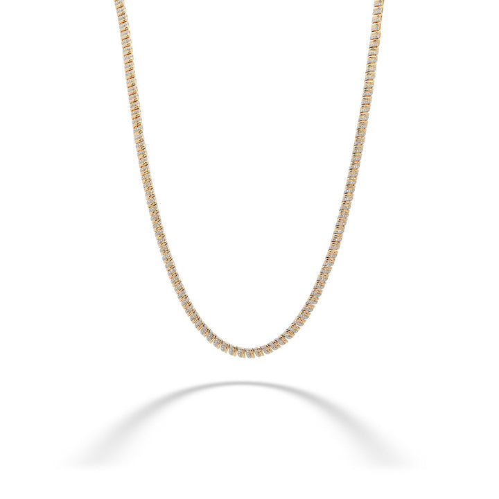 14K Gold Diamond Necklace by Shy Creation 