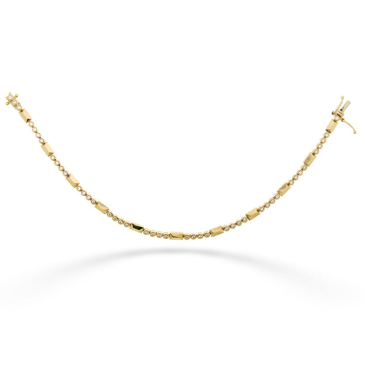 Diamond Geo Cut Design Bracelet by Shy Creation.