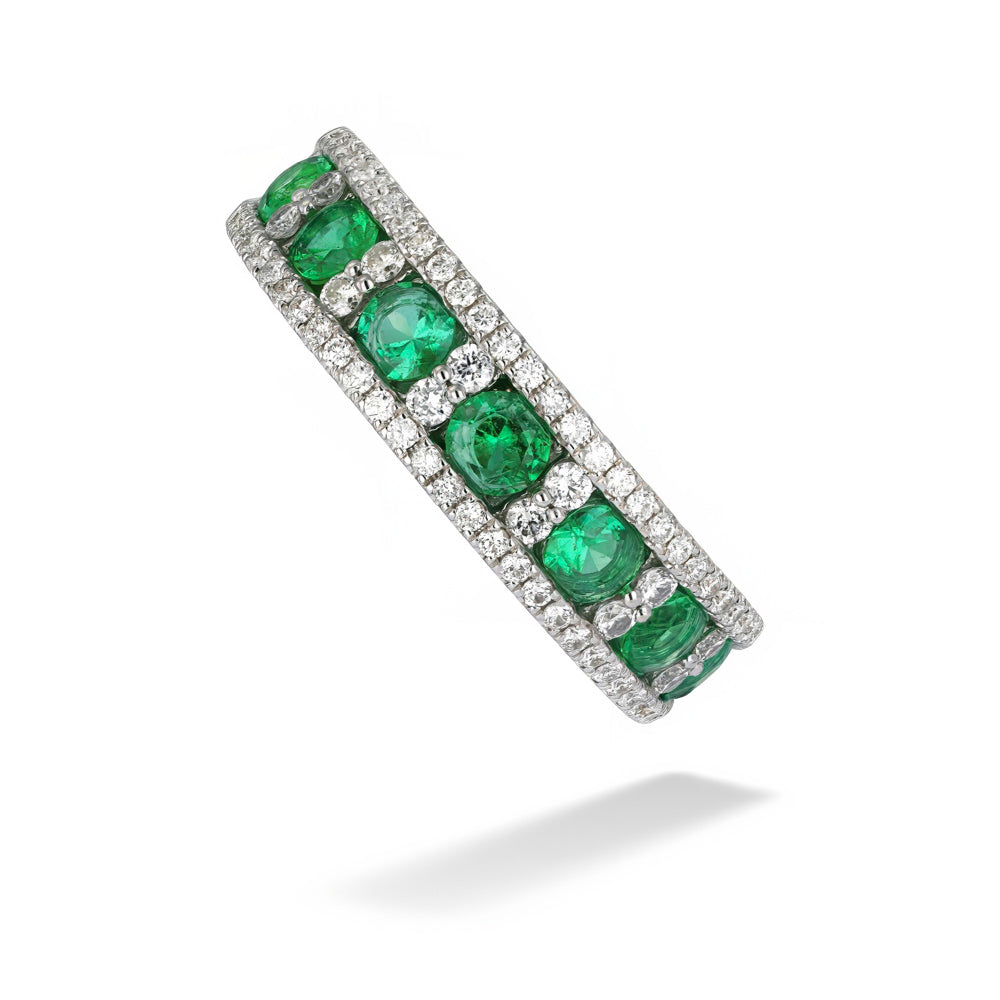 Emerald and Diamond Ring