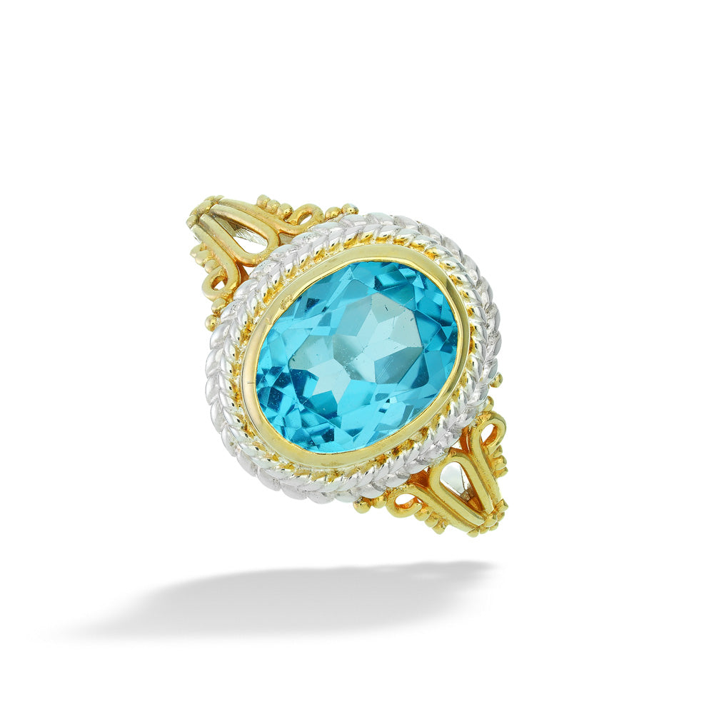 Blue Topaz Ring by Michou