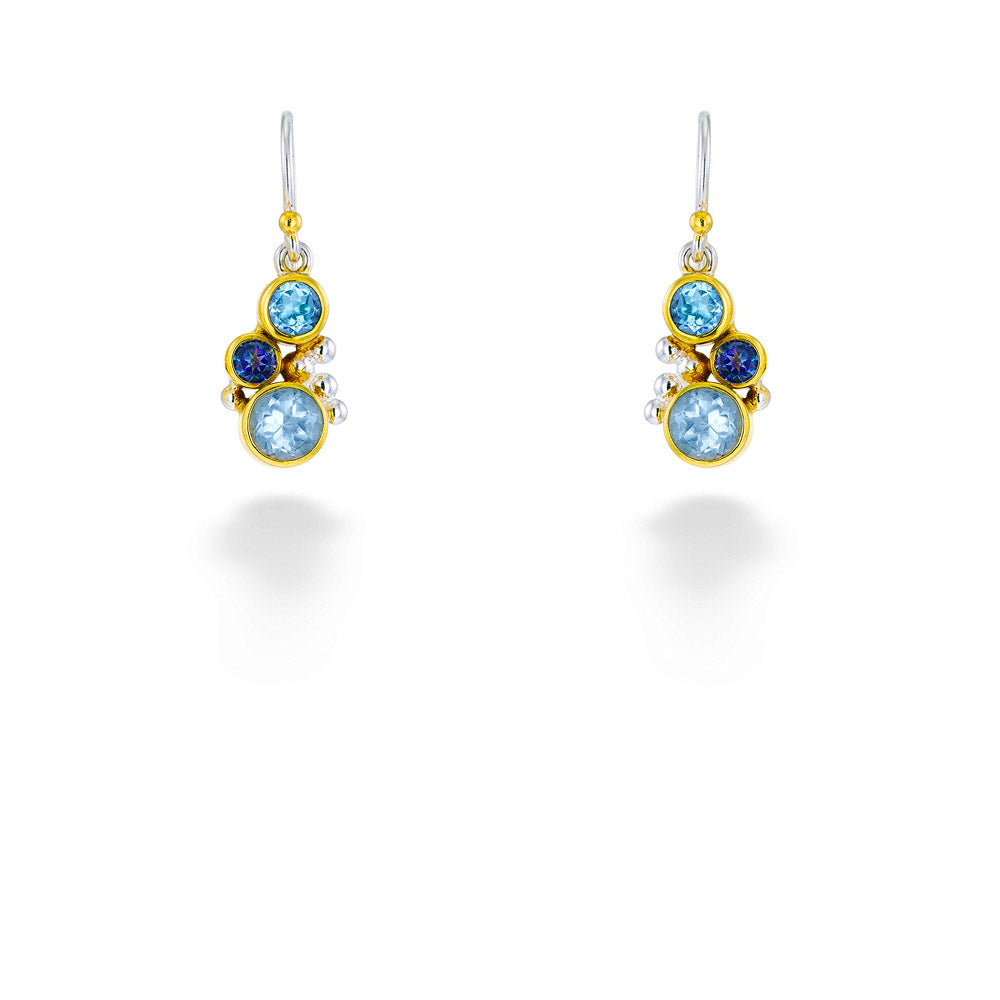 Blue Topaz Earrings by Michou