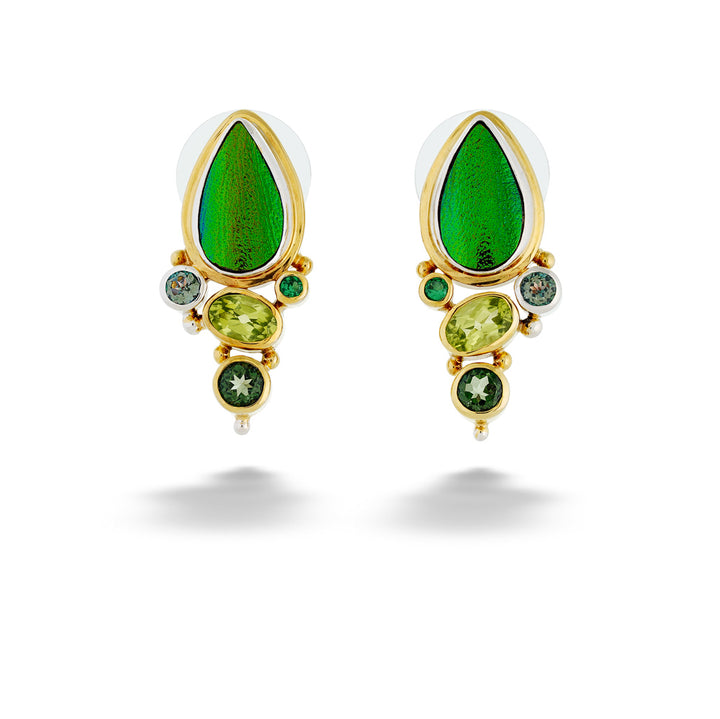Jewel Beetle Earrings by Michou