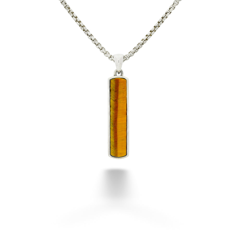 Tiger Eye Pendant Necklace by Samuel B.