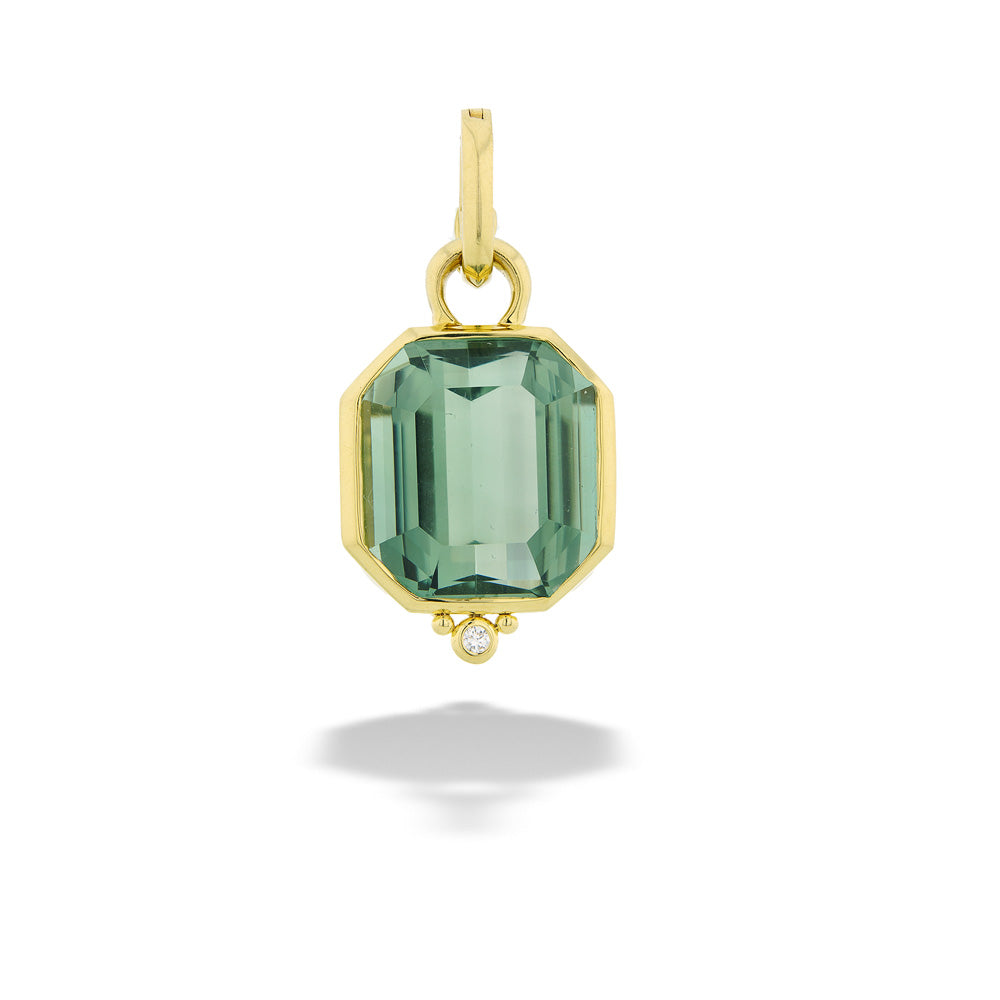 Green Amethyst Pendant by Mazza