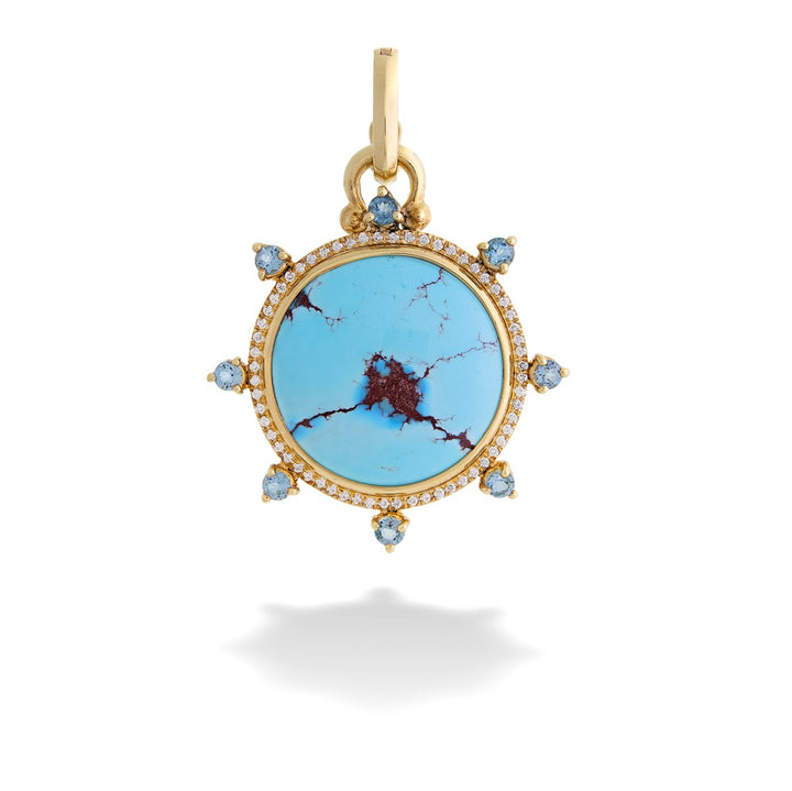  Kingman Turquoise Pendant by Mazza