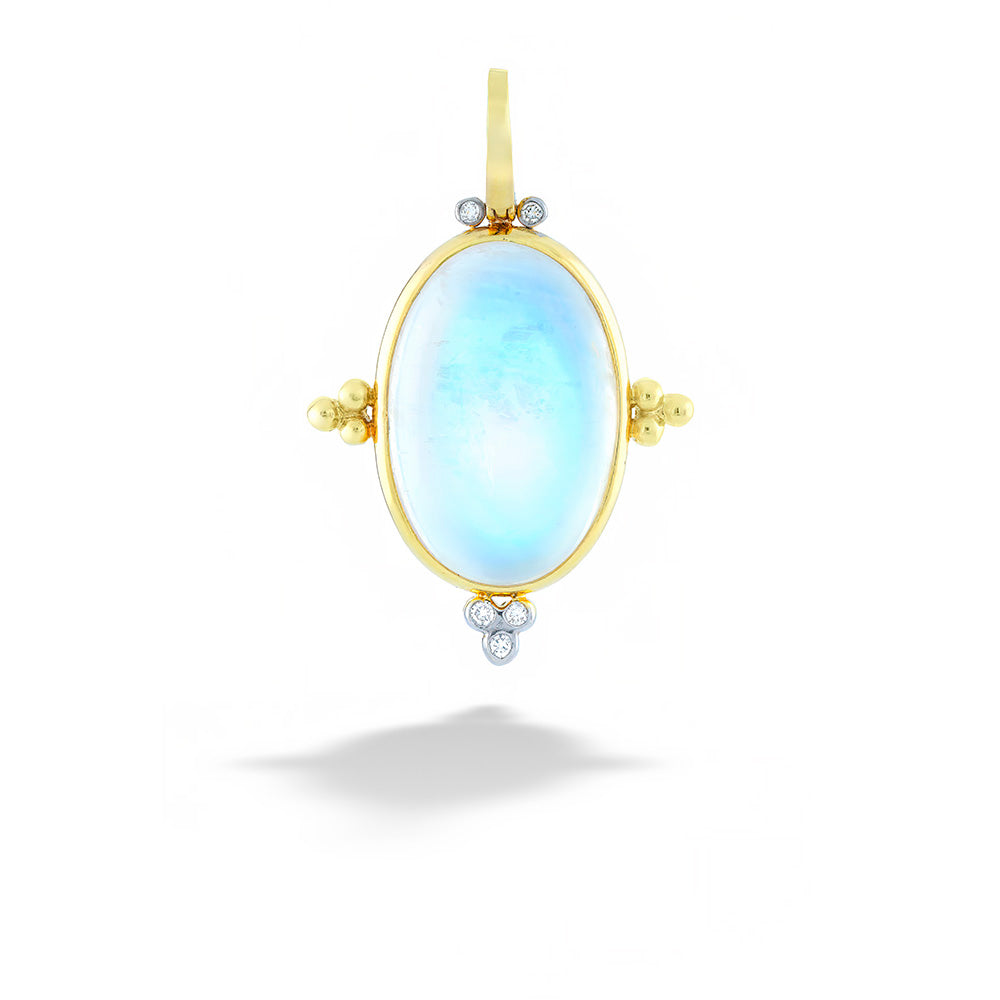 Oval Moonstone Pendant by Mazza