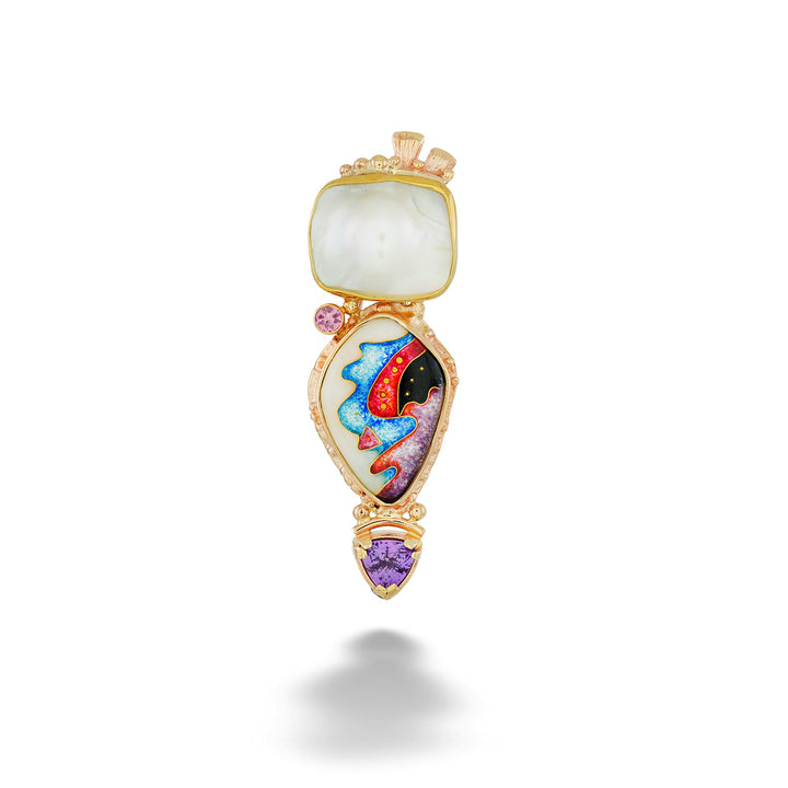 Abstract Moondance Pendant by Katrin Wolf