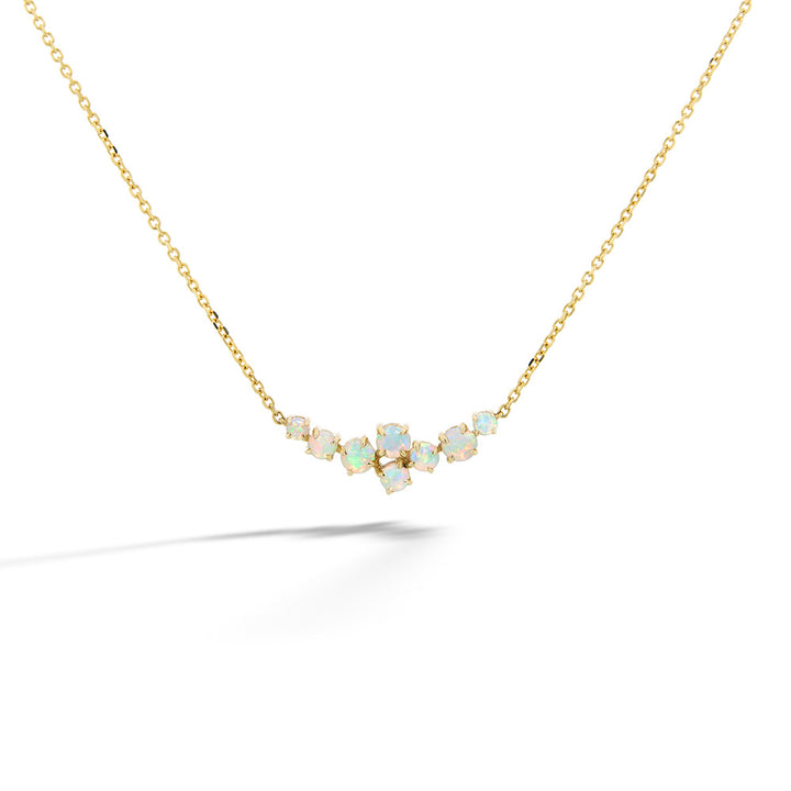 Australian Opal Cluster Necklace by Parle
