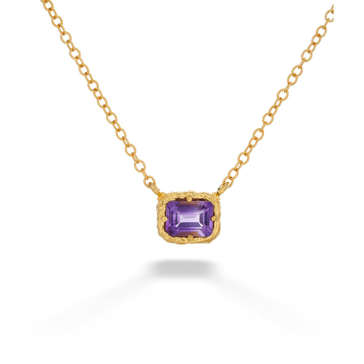 Organic Amethyst Necklace by Anatoli 