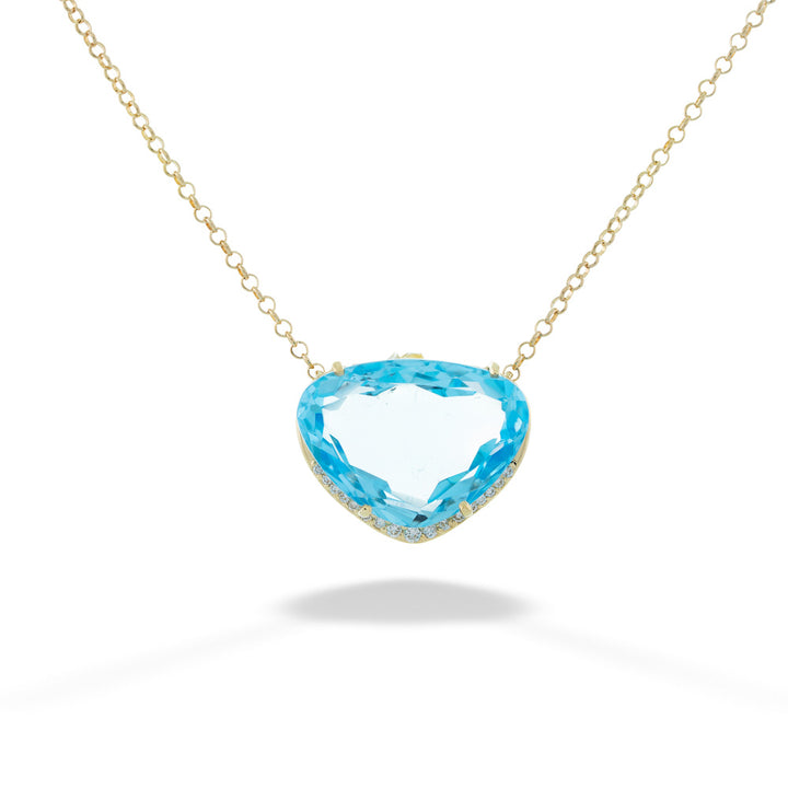 Blue Topaz Necklace by Vianna Brasil 