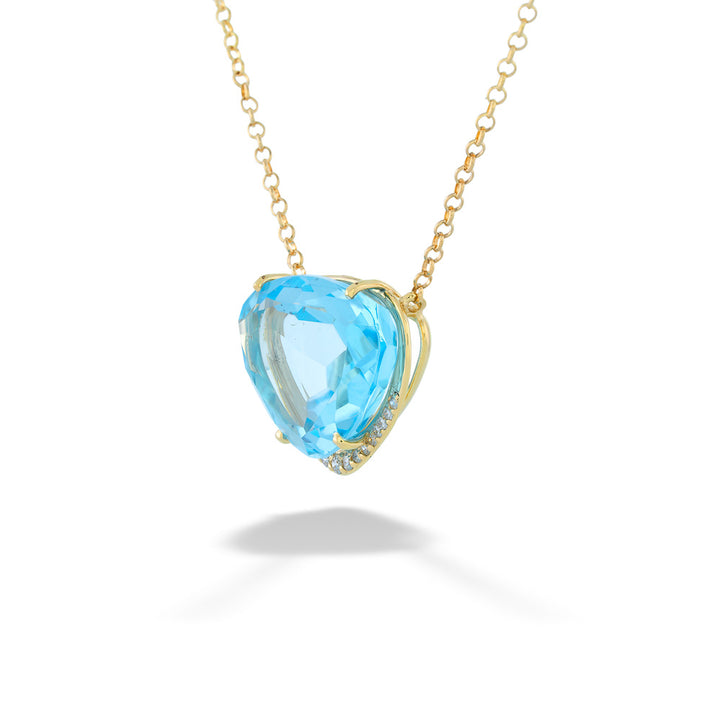 Blue Topaz Necklace by Vianna Brasil 