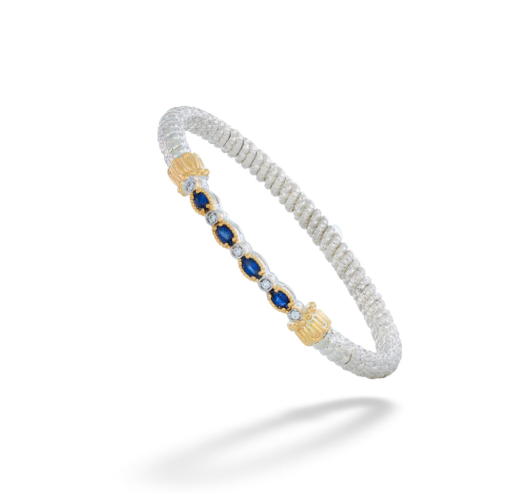 Blue Sapphire and Diamond Bracelet by Vahan