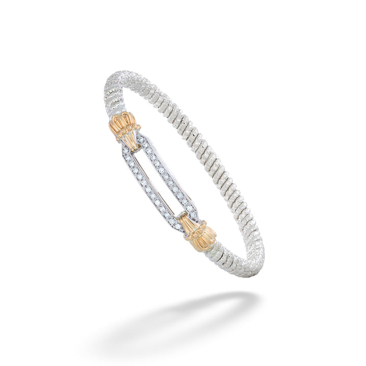 Elongated Diamond Link Bracelet by Vahan