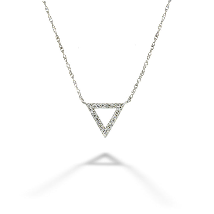 Diamond Triangle Necklace