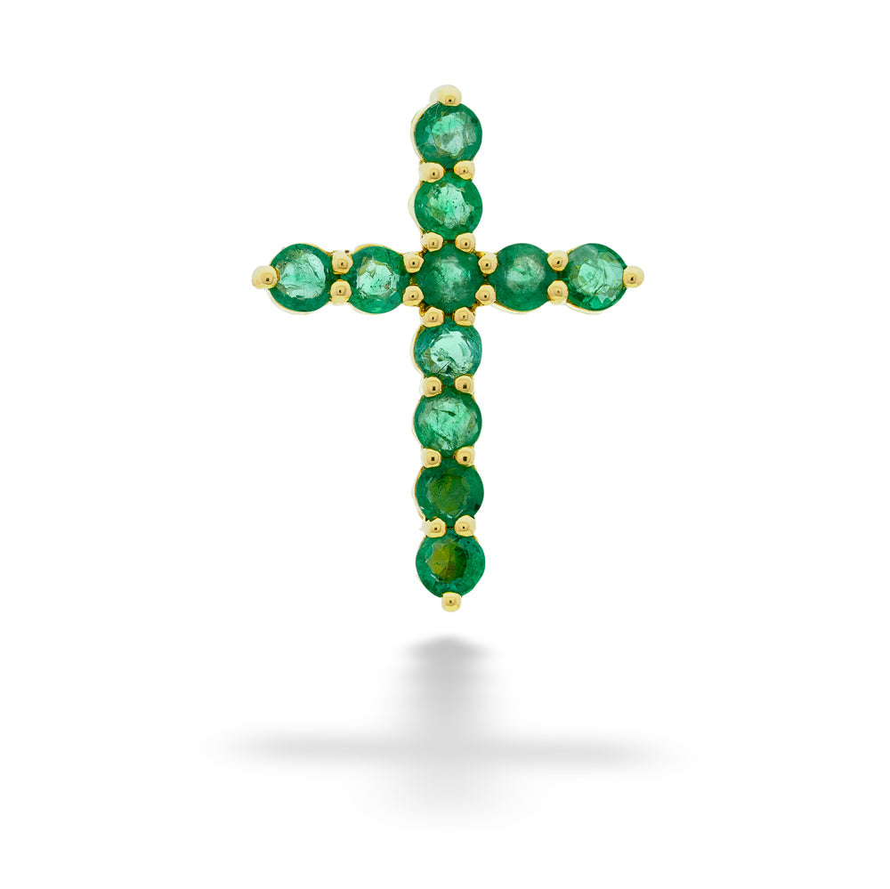 Emerald Cross Pendant
