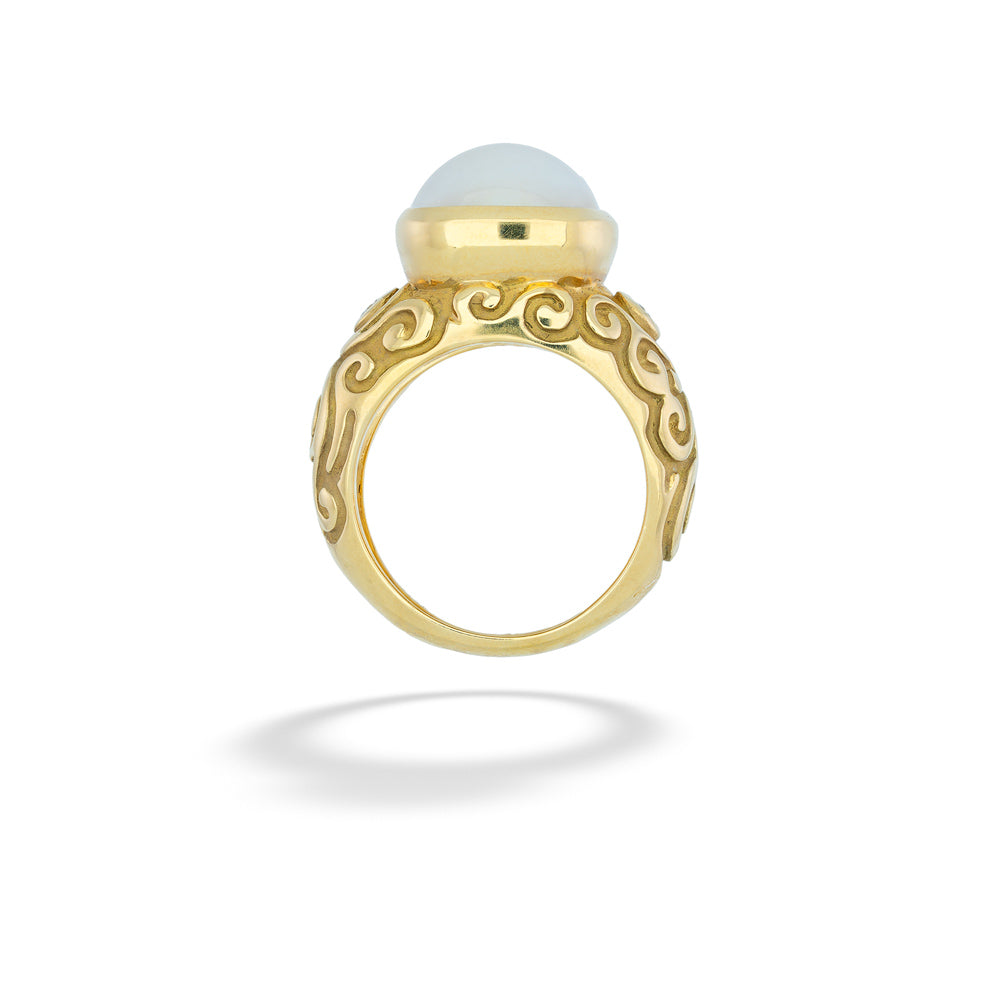 Pearl Swirl Ring