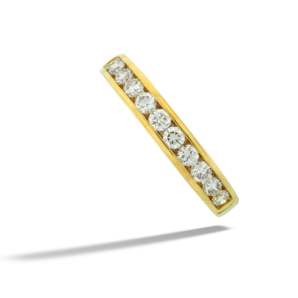 0.50tdw Natural Diamond Channel Set Wedding Band