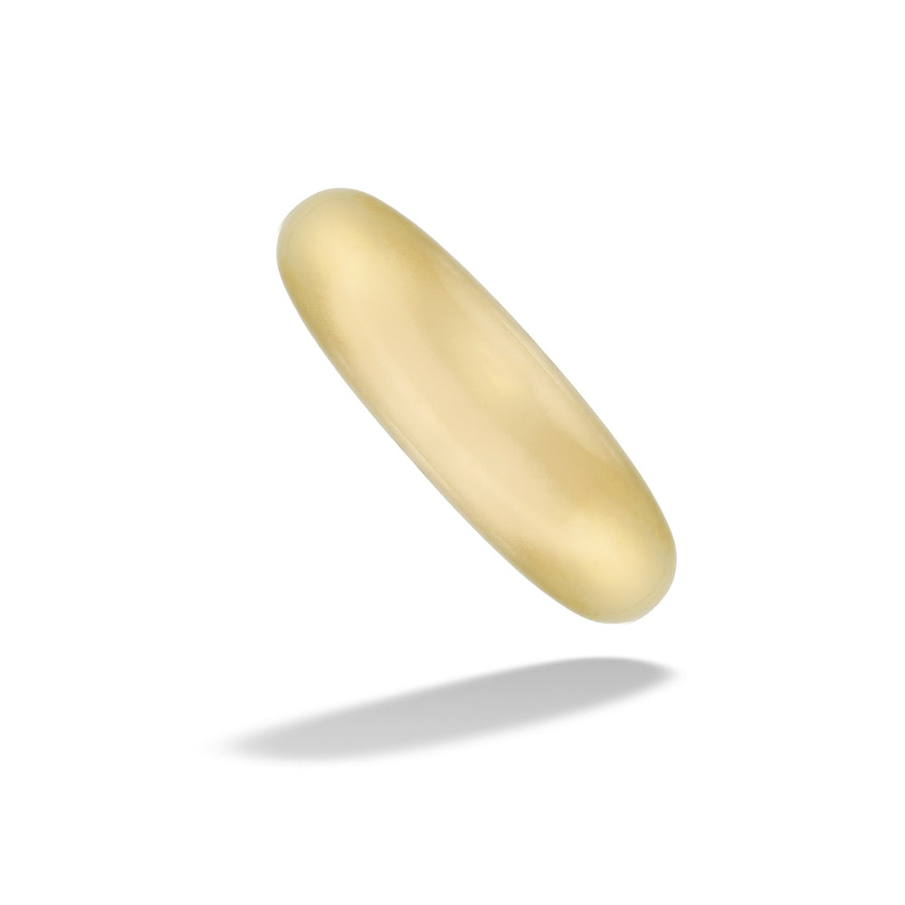 14K Gold Domed Puff Ring