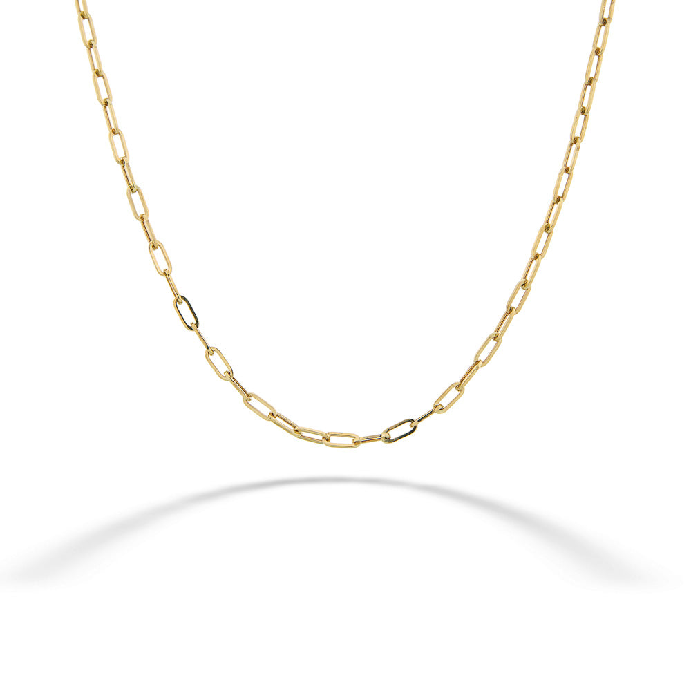  Gold Paperclip Chain Necklace by Gabriel &amp; Co. 