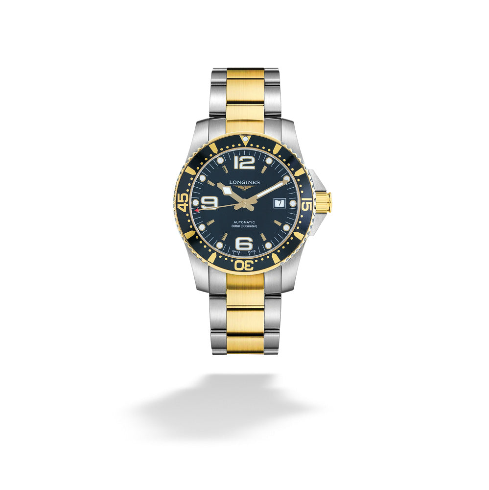 Black Dial HydroConquest Automatic Watch by Longines