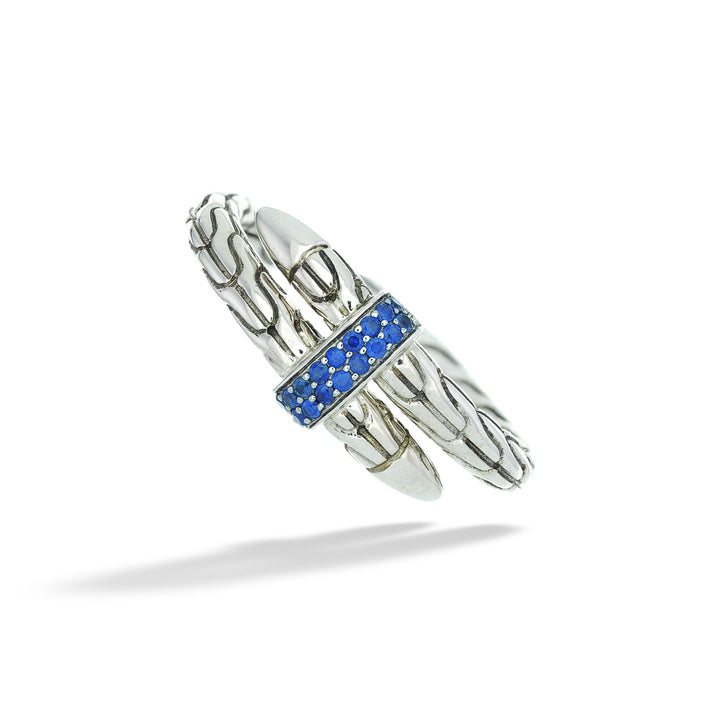 Spear Wrap Ring with Blue Sapphire by John Hardy