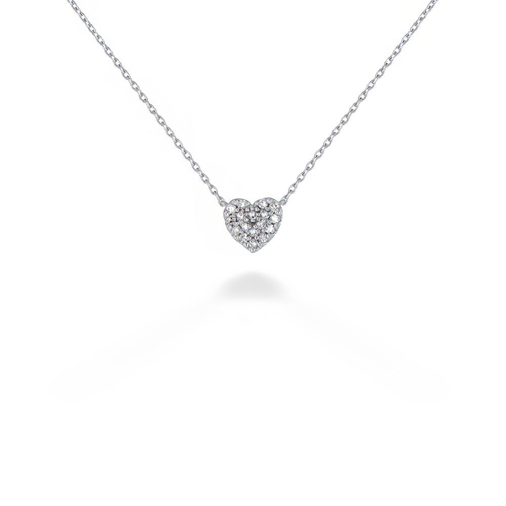 Diamond Petite Heart Necklace