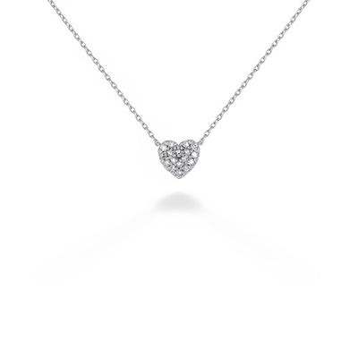 Diamond Petite Heart Necklace