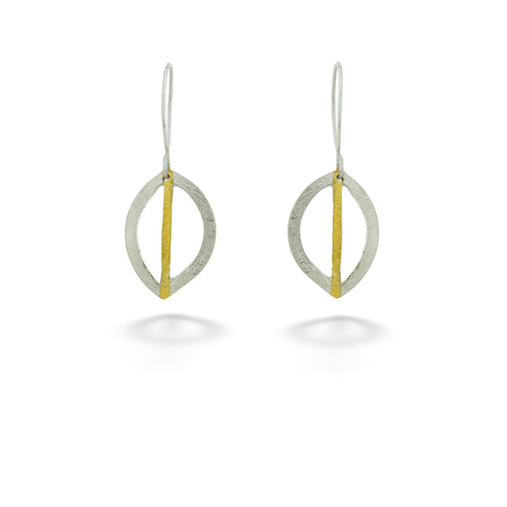 Hollow Leaf Earrings by Melanie Considine