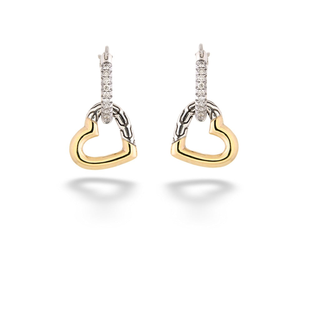 Essentials Heart Drop Earrings by John Hardy
