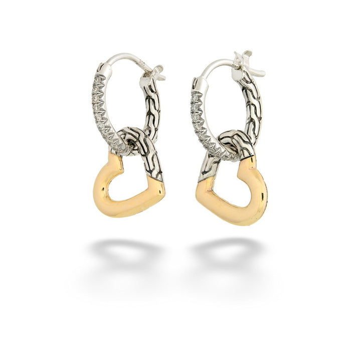 Essentials Heart Drop Earrings by John Hardy