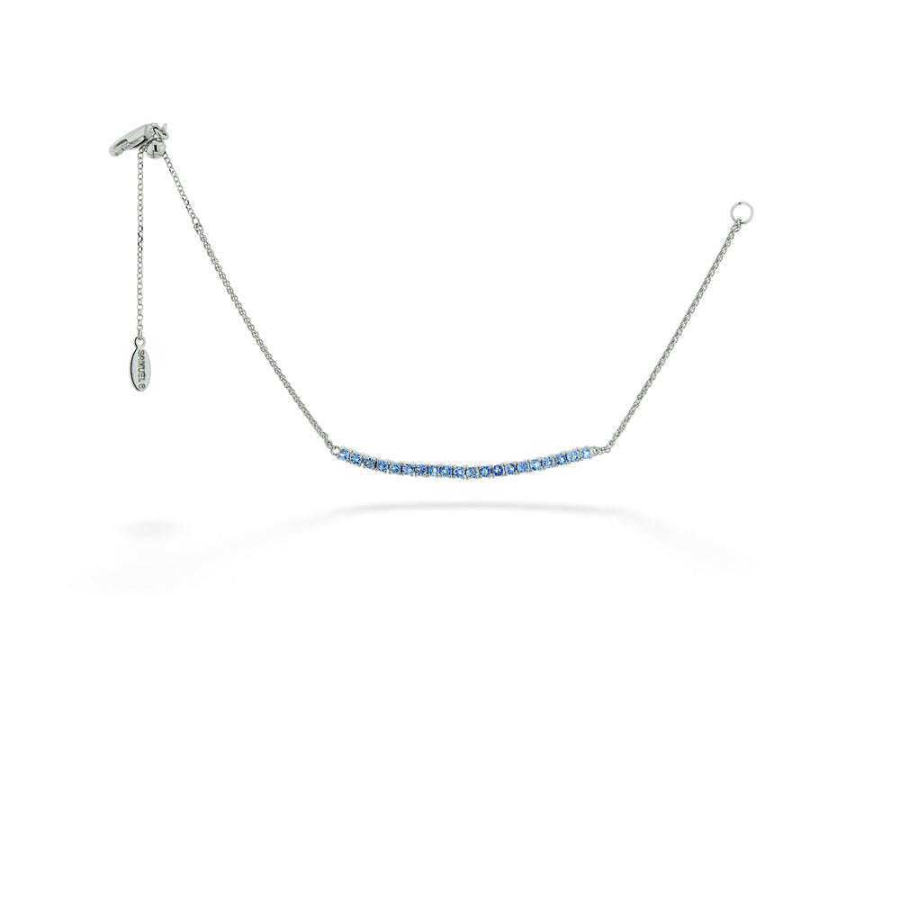 Tanzanite Bar Bracelet by Samuel B.