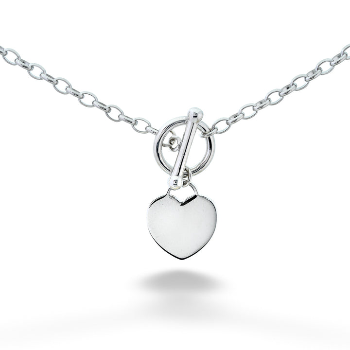 Heart Toggle Necklace by Miss Mimi