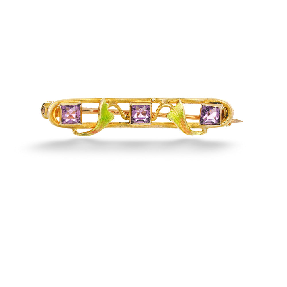 Art Nouveau Springtime Brooch