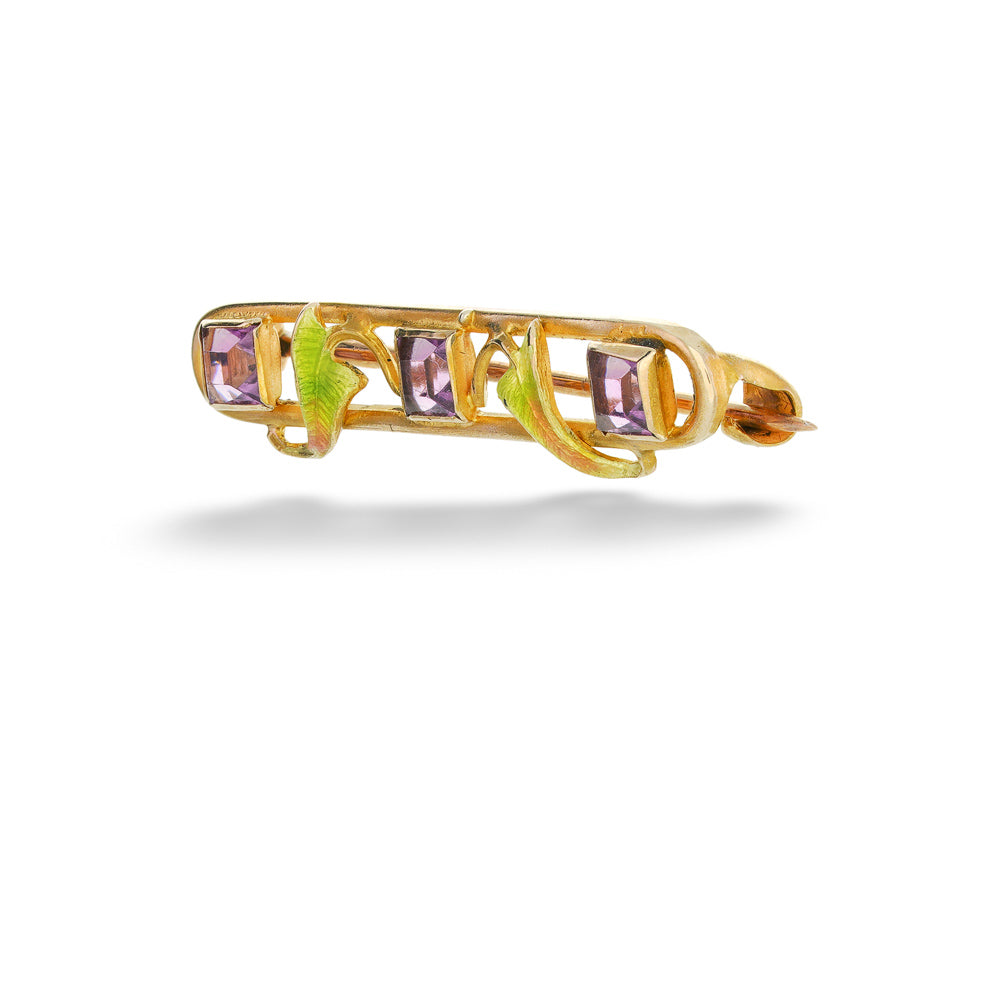 Art Nouveau Springtime Brooch
