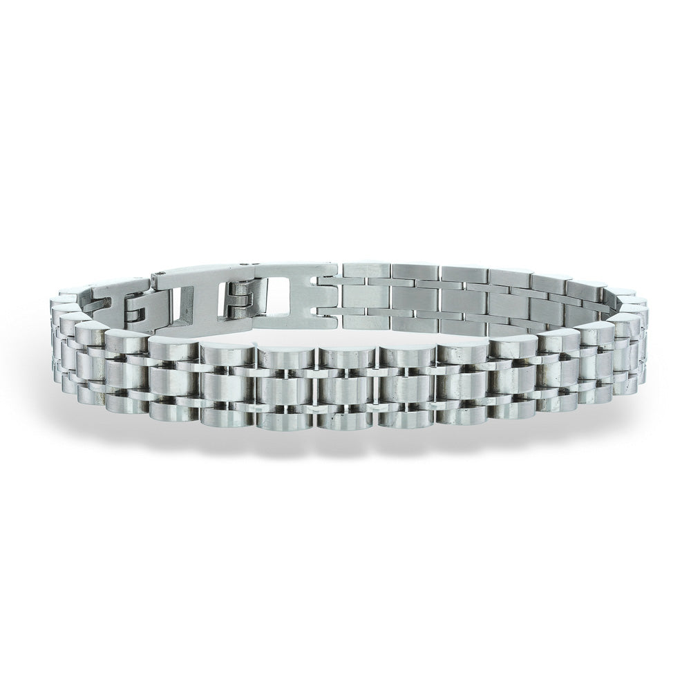 Stainless Steel Watch Link Bracelet by Italgem