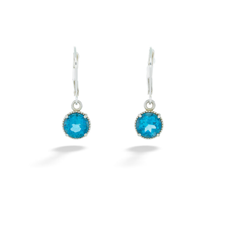London Blue Topaz Dangle Earrings by Anatoli