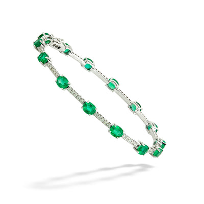 Emerald & Diamond Bracelet