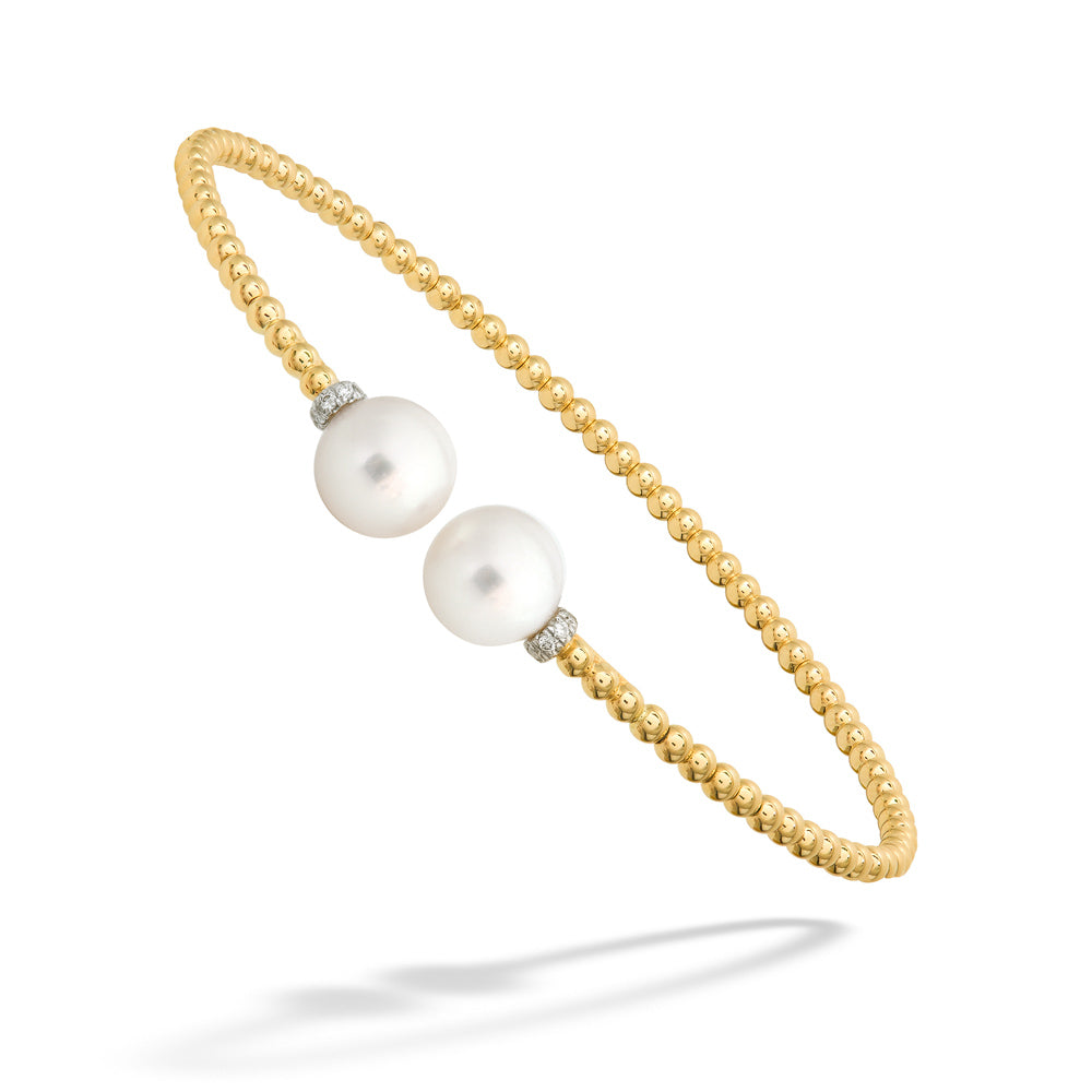 Pearl & Diamond Bujukan Split Bracelet by Gabriel & Co.