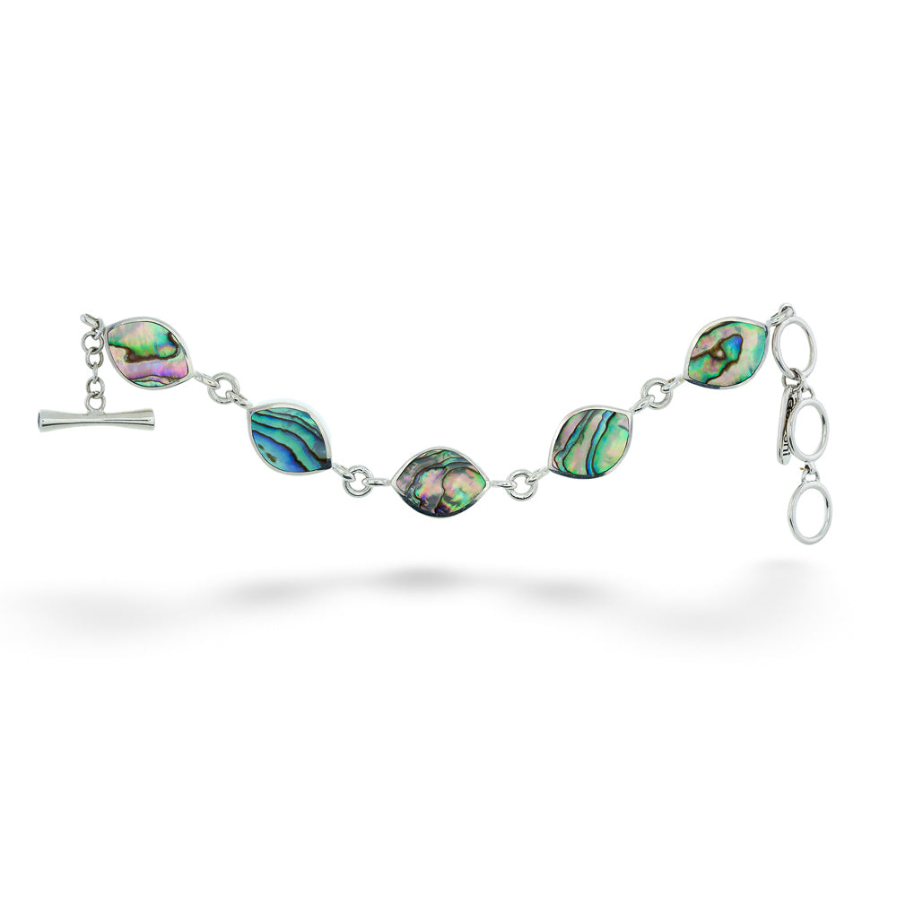 Abalone Station Bracelet by Acleoni 