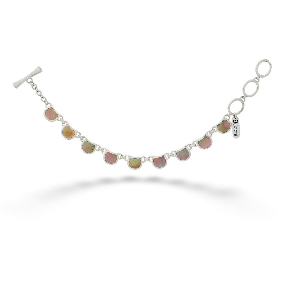 Mother of Pearl Reversible Bracelet by Acleoni