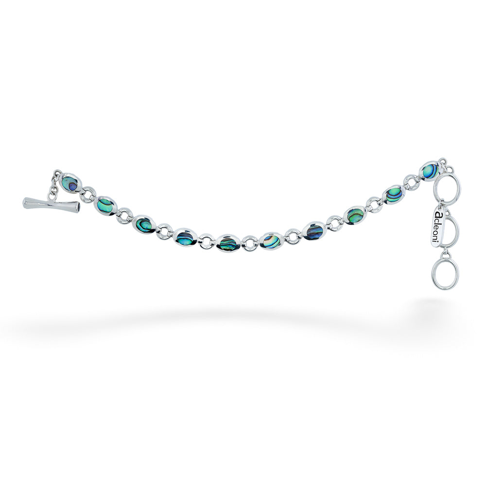 Fancy Link Abalone Bracelet by Acleoni