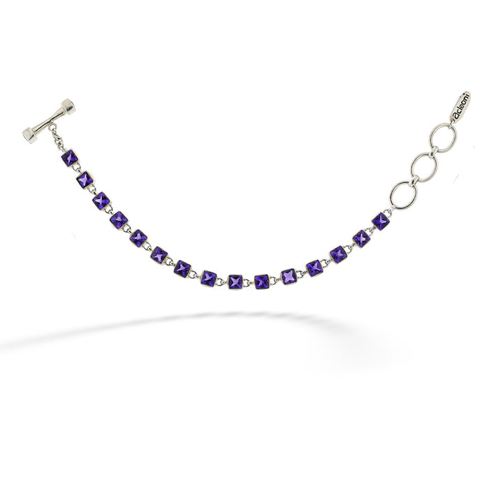 Square Amethyst Bracelet by Acleoni