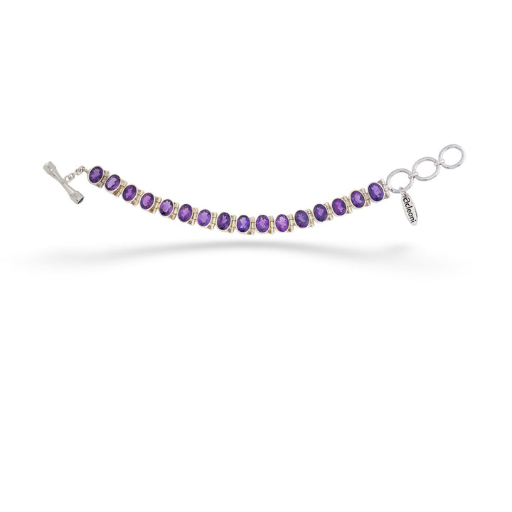 Oval-Cut Amethyst Bracelet by Acleoni