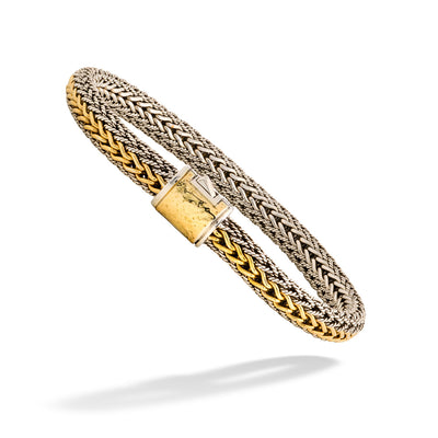 Gold & Silver Reversible Bracelet by John Hardy