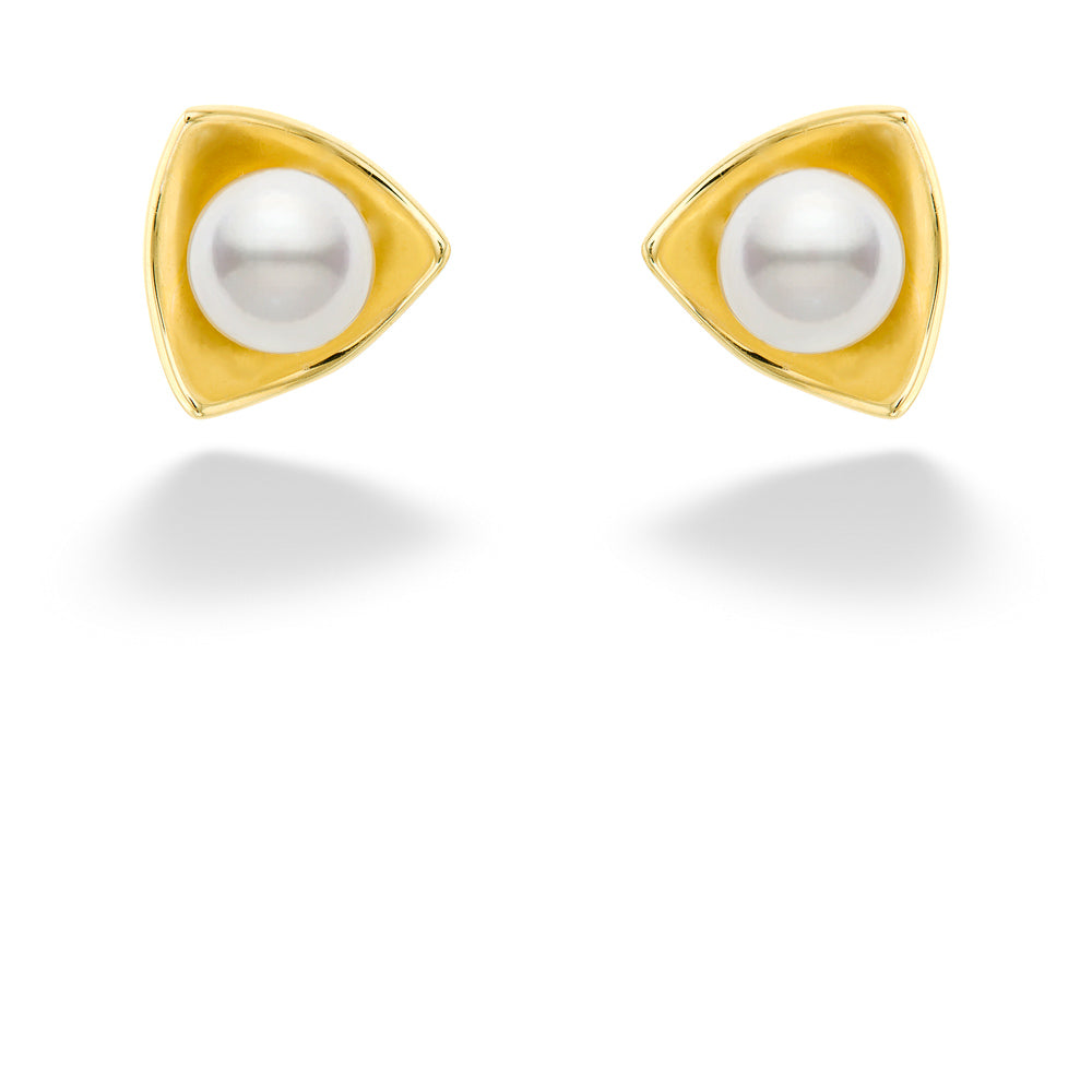 Pearl Birdie Earrings by E.L. Designs